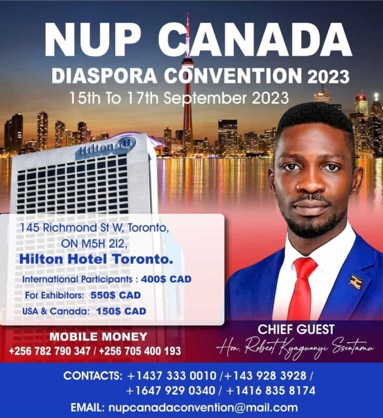 NUP CANADA DIASPORA CONVENTION