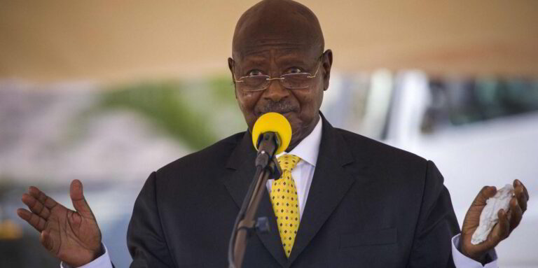 President Yoweri Museveni, the long-serving - clinton mirrors ampaire