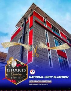 National Unity Platform Unveils New Headquarters with Eminent Guests