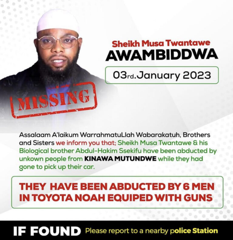 Free Sheikh Musa Twantawe