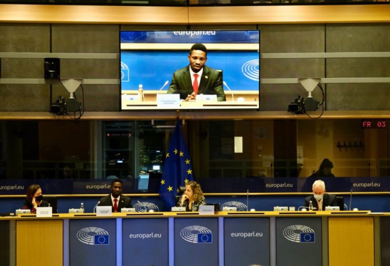 President Kyagulanyi Ssentamu Robert Addresses the European Parliament in Brussels